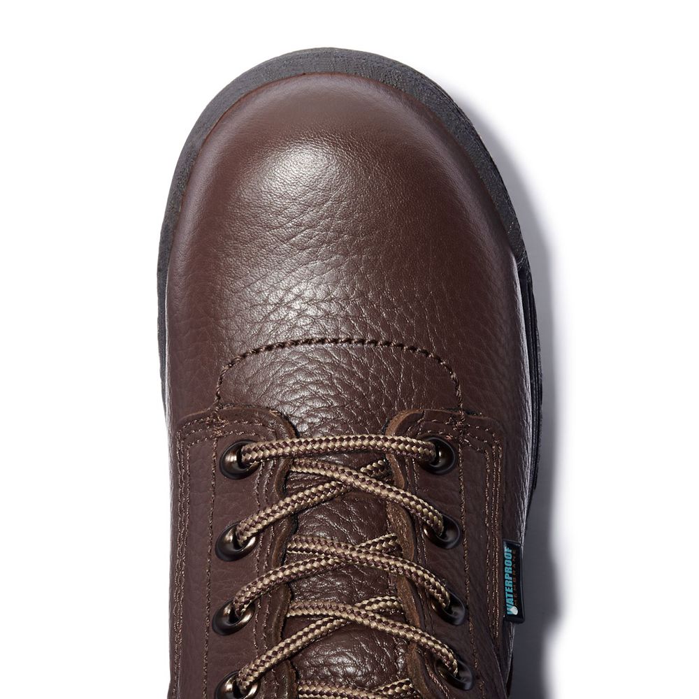 Timberland Μποτακια Εργασίας Γυναικεια Βαθυ Καφε - Pro® Titan® 6\" Alloy Toe - Greece 8296057-GQ